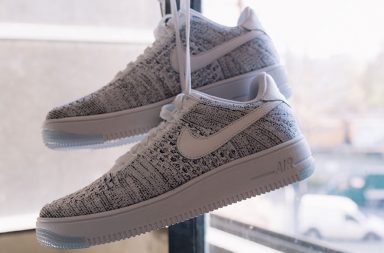 Nike Air Force Flyknit Low Dames