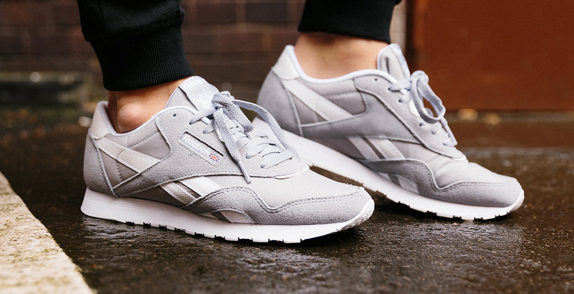reebok classic leather shimmer grey
