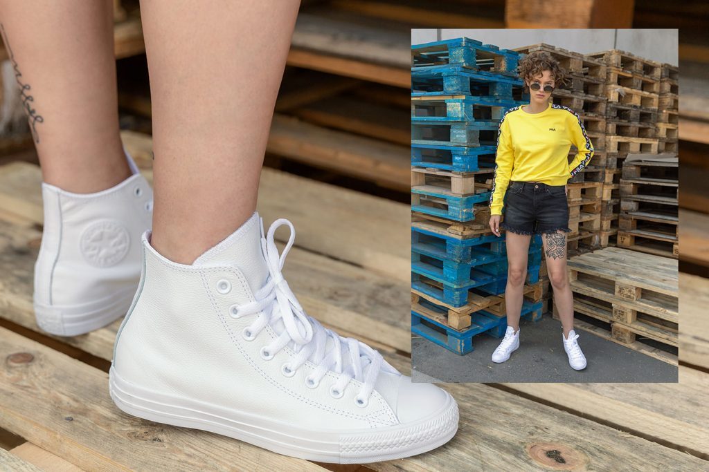 Vrouwen sneakers zomer wit